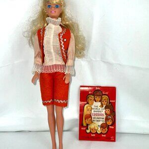 Mattel Barbie 1966 Blonde Blue Eyes Twist And Turn Doll and Accessories
